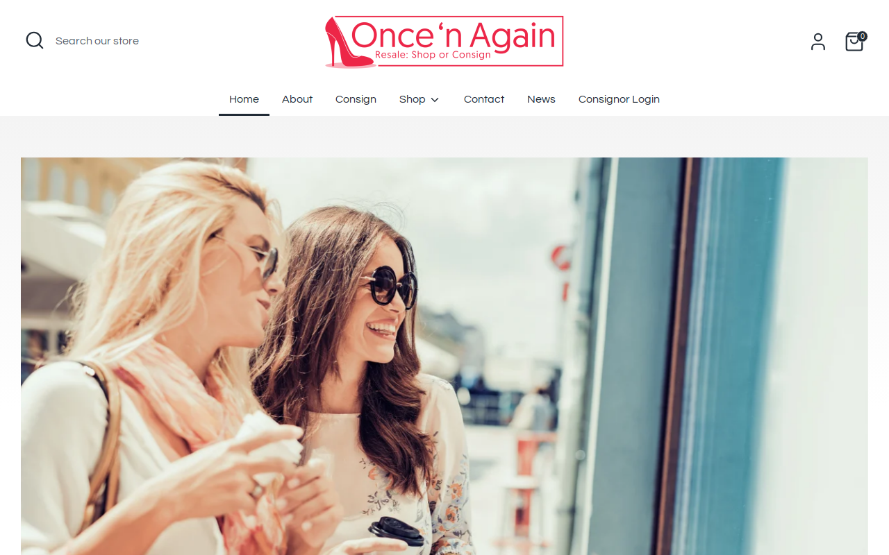 It's Once 'n Again Ltd website preview