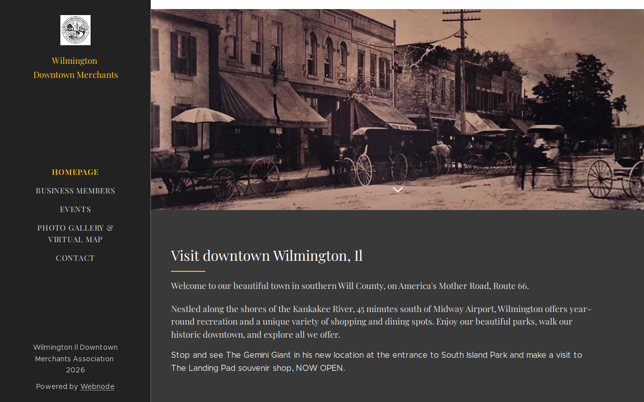Wilmington Downtown Merchants' Association website preview