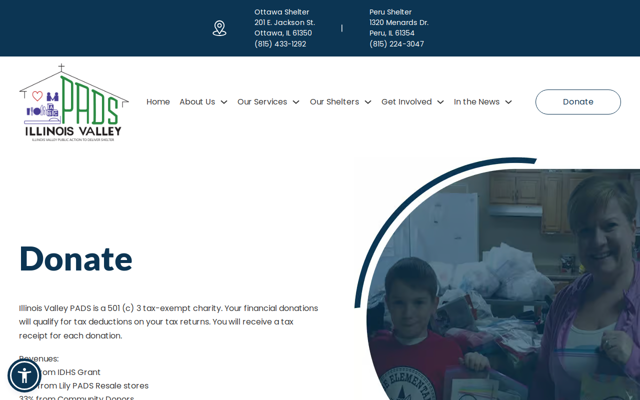 Lily Pads Too Resale Boutique website preview