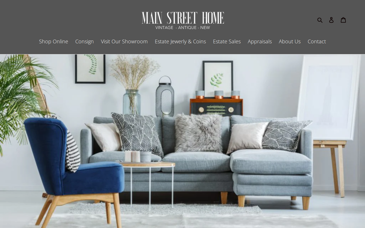 Main Street Home website preview