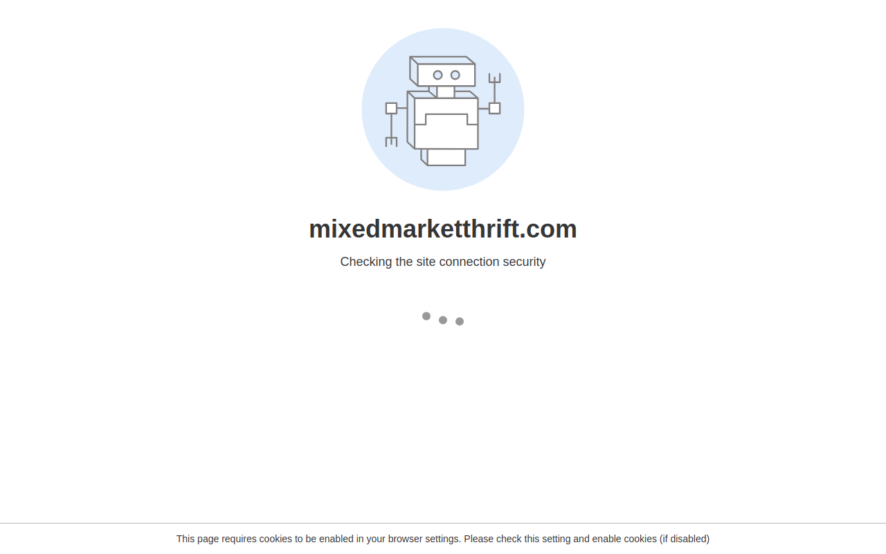 Mixed Market Thrift website preview