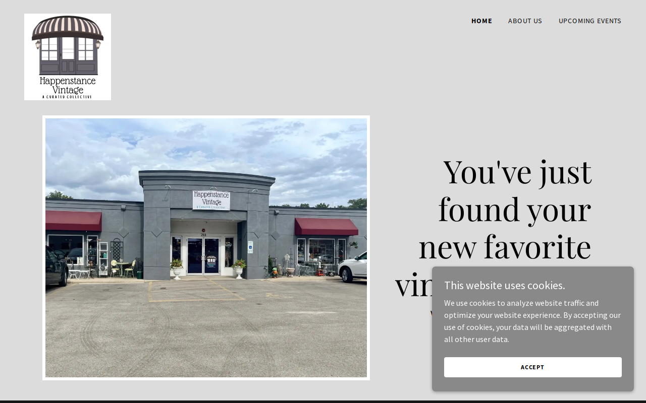 Happenstance Vintage website preview