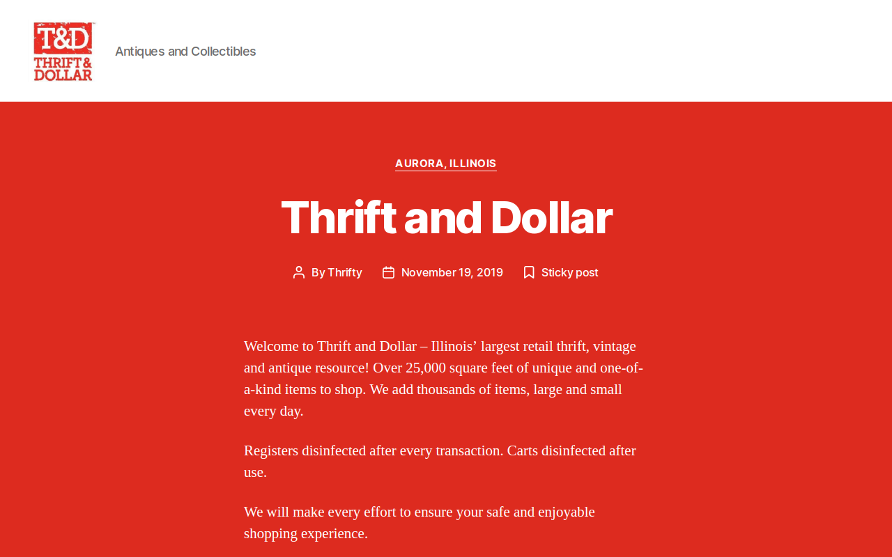 Thrift & Dollar website preview