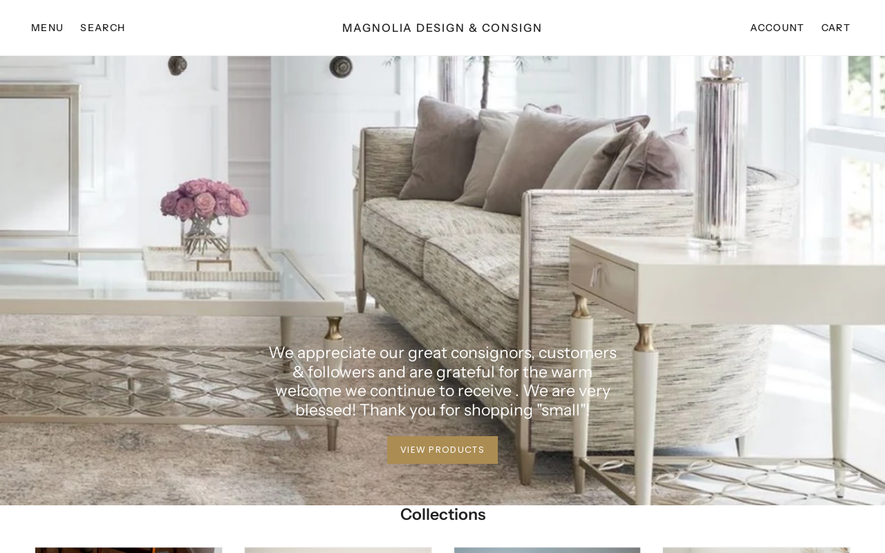 Magnolia Design and Consign website preview