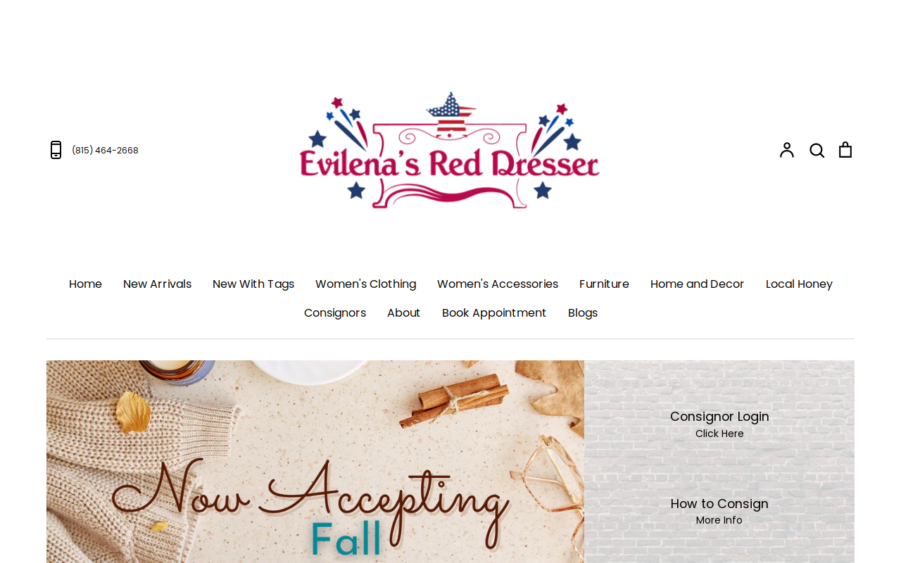 Evilena's Red Dresser website preview
