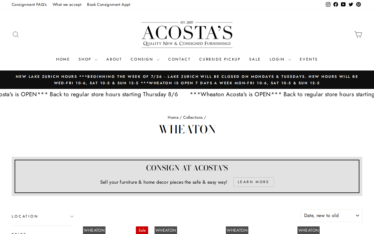 Acosta's Home website preview