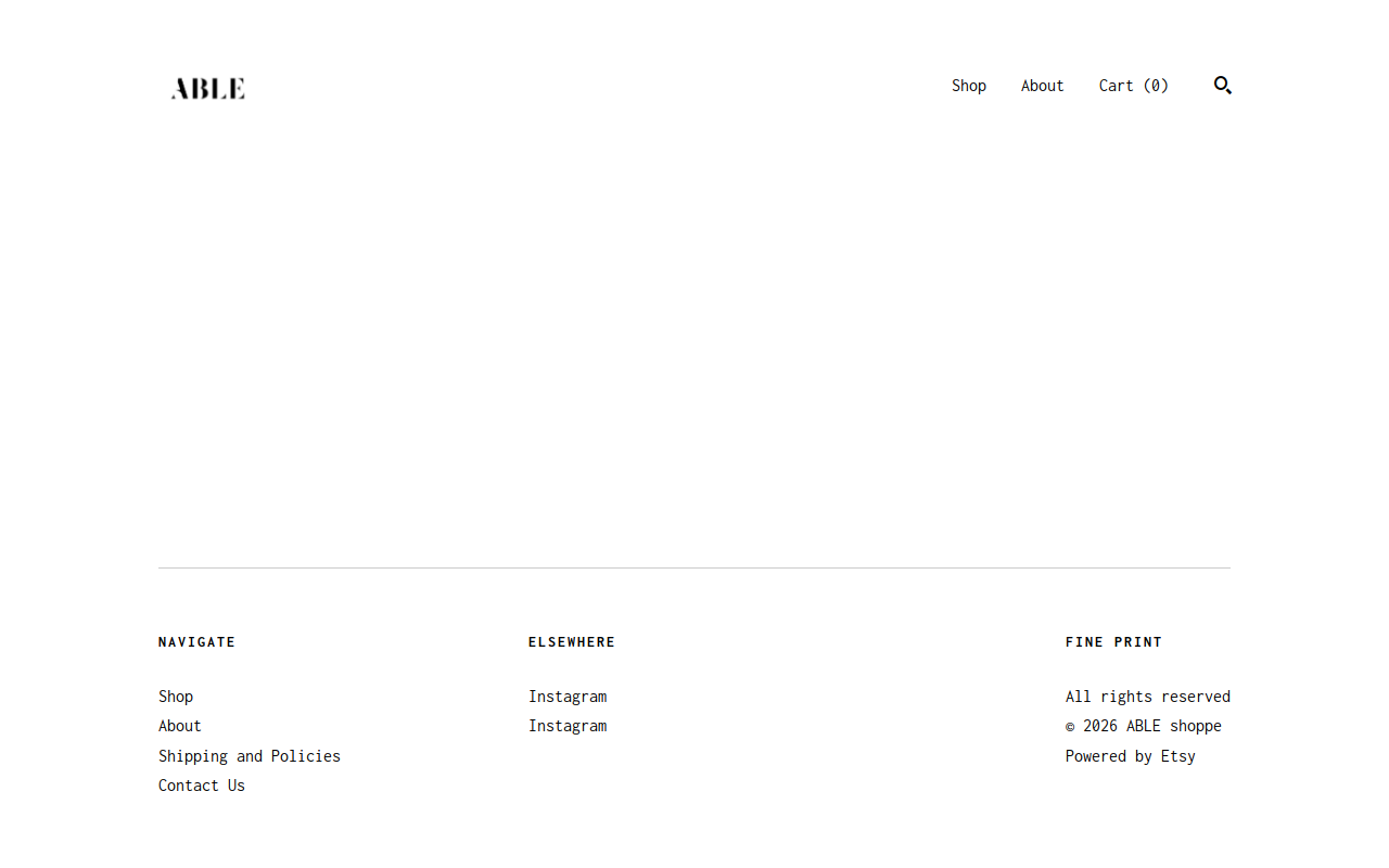 Able Shoppe website preview