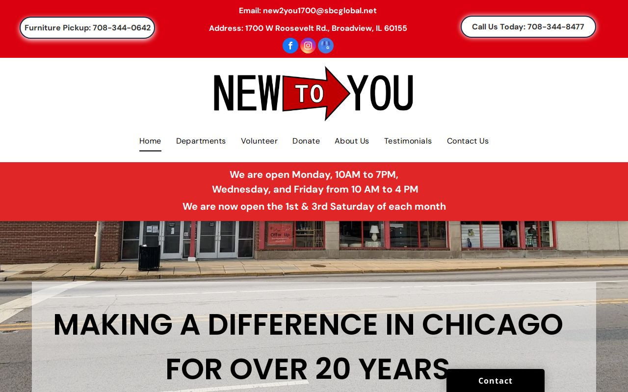 New To You Upscale Resale Store website preview