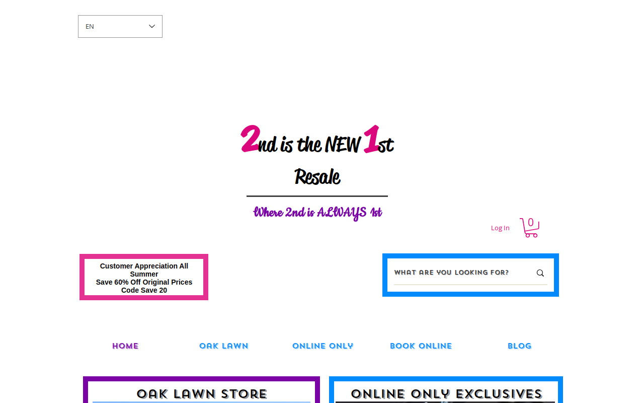2nd is the New 1st website preview