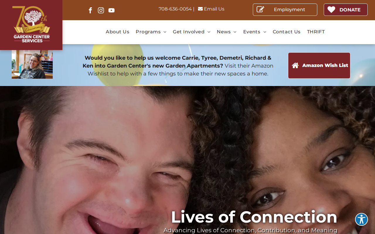Second Chance Thrift Shoppe website preview
