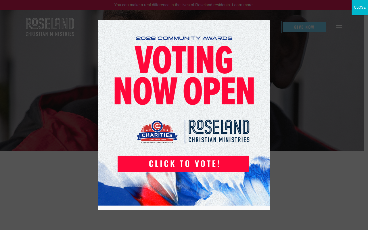 Roseland Christian Ministries Thrift website preview