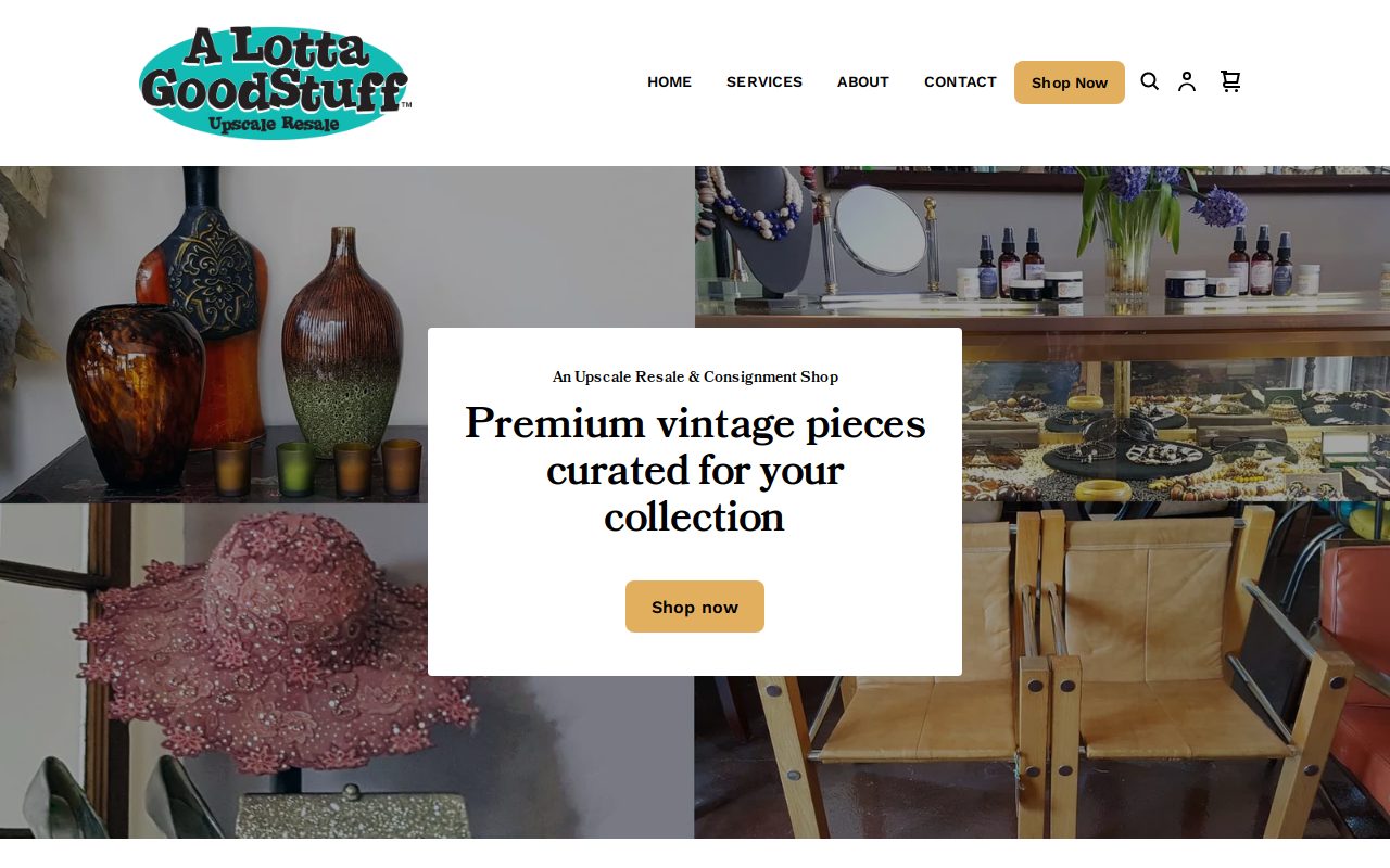 A Lotta Goodstuff website preview