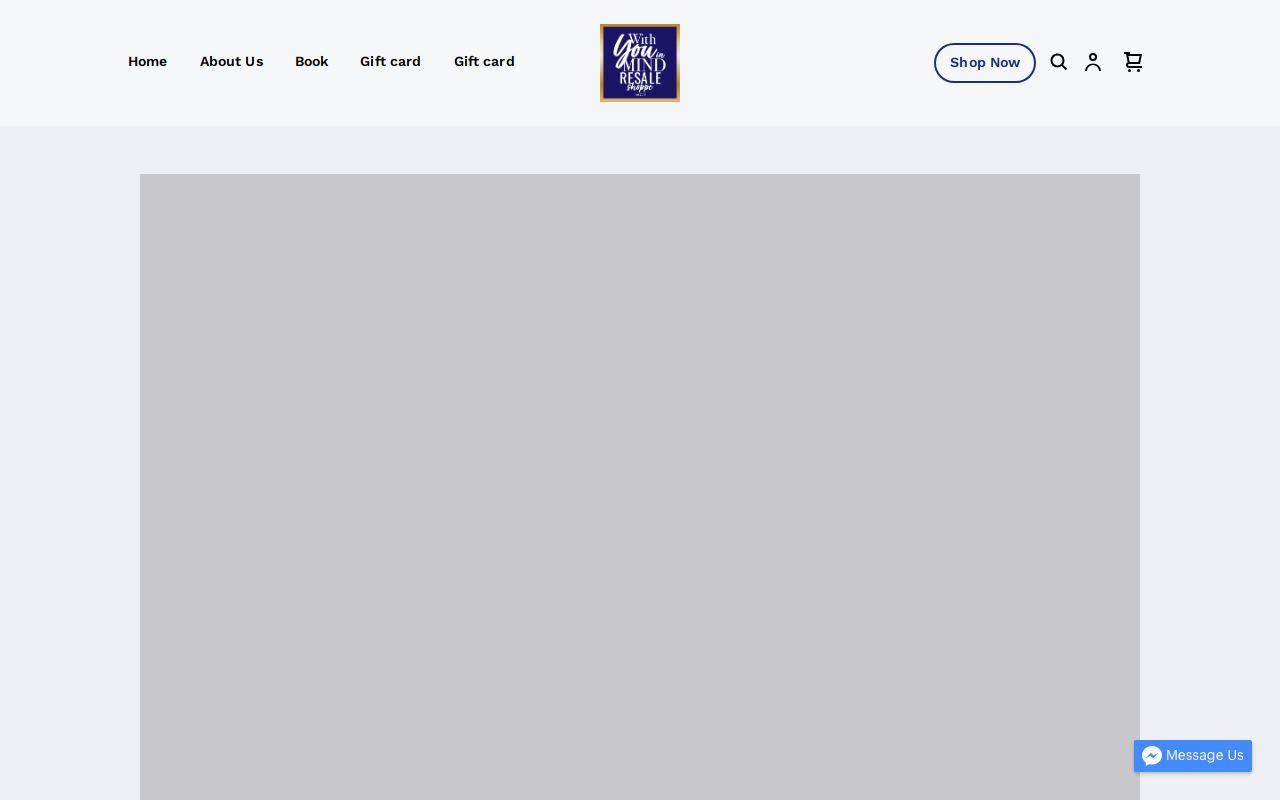 With You In Mind Resale Shoppe website preview