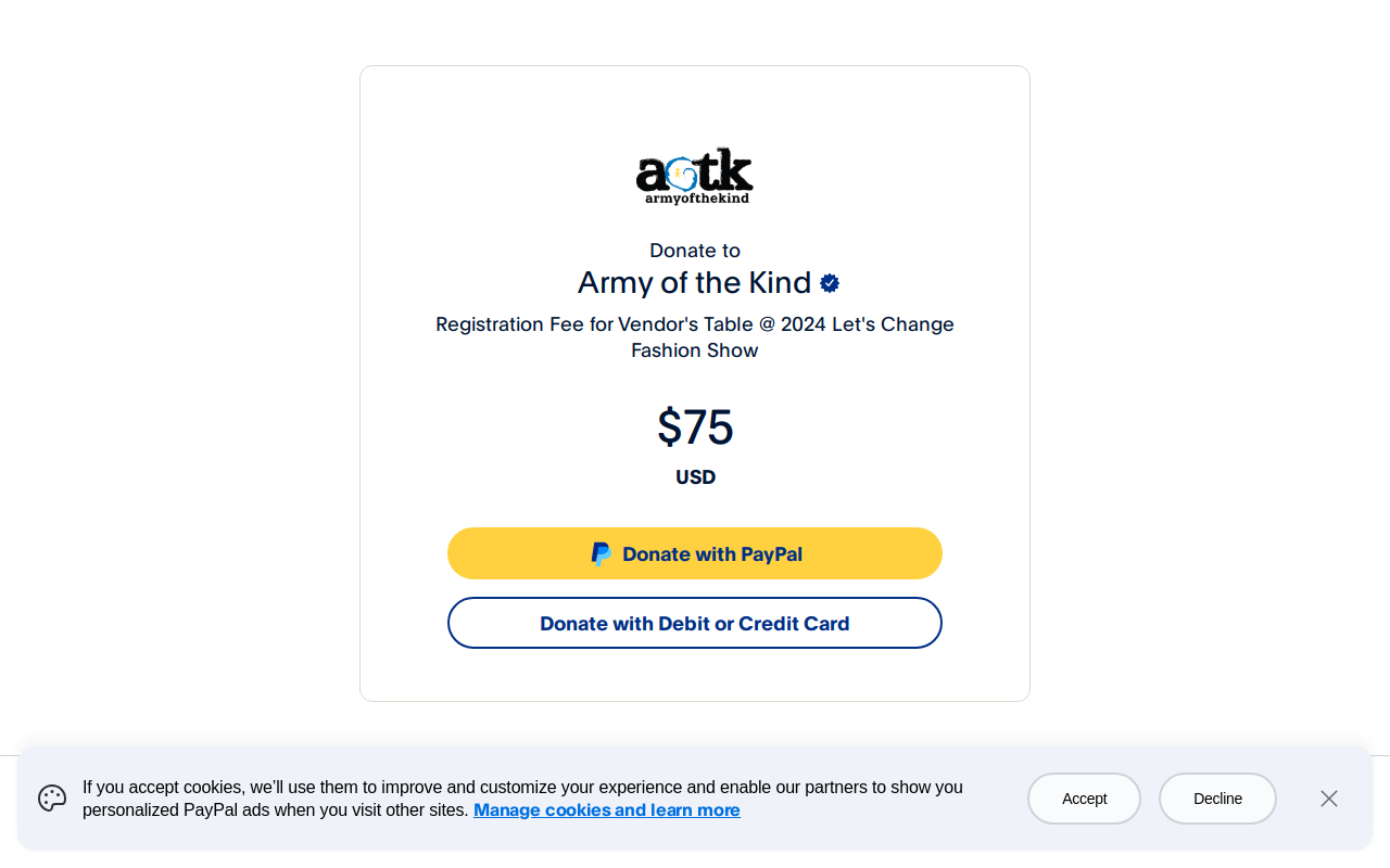 Let's Change website preview