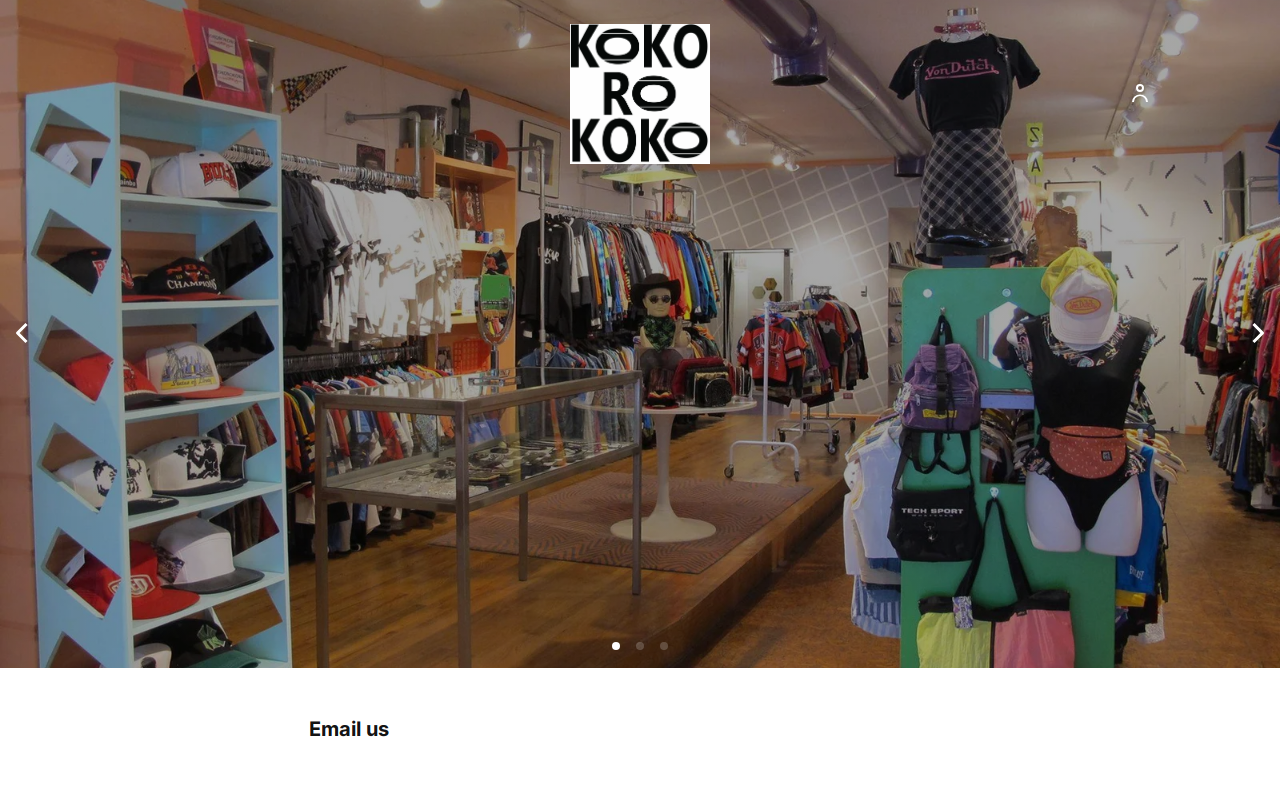 Kokorokoko website preview