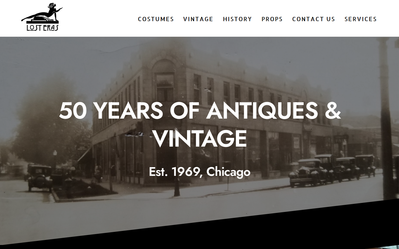 Lost Eras website preview