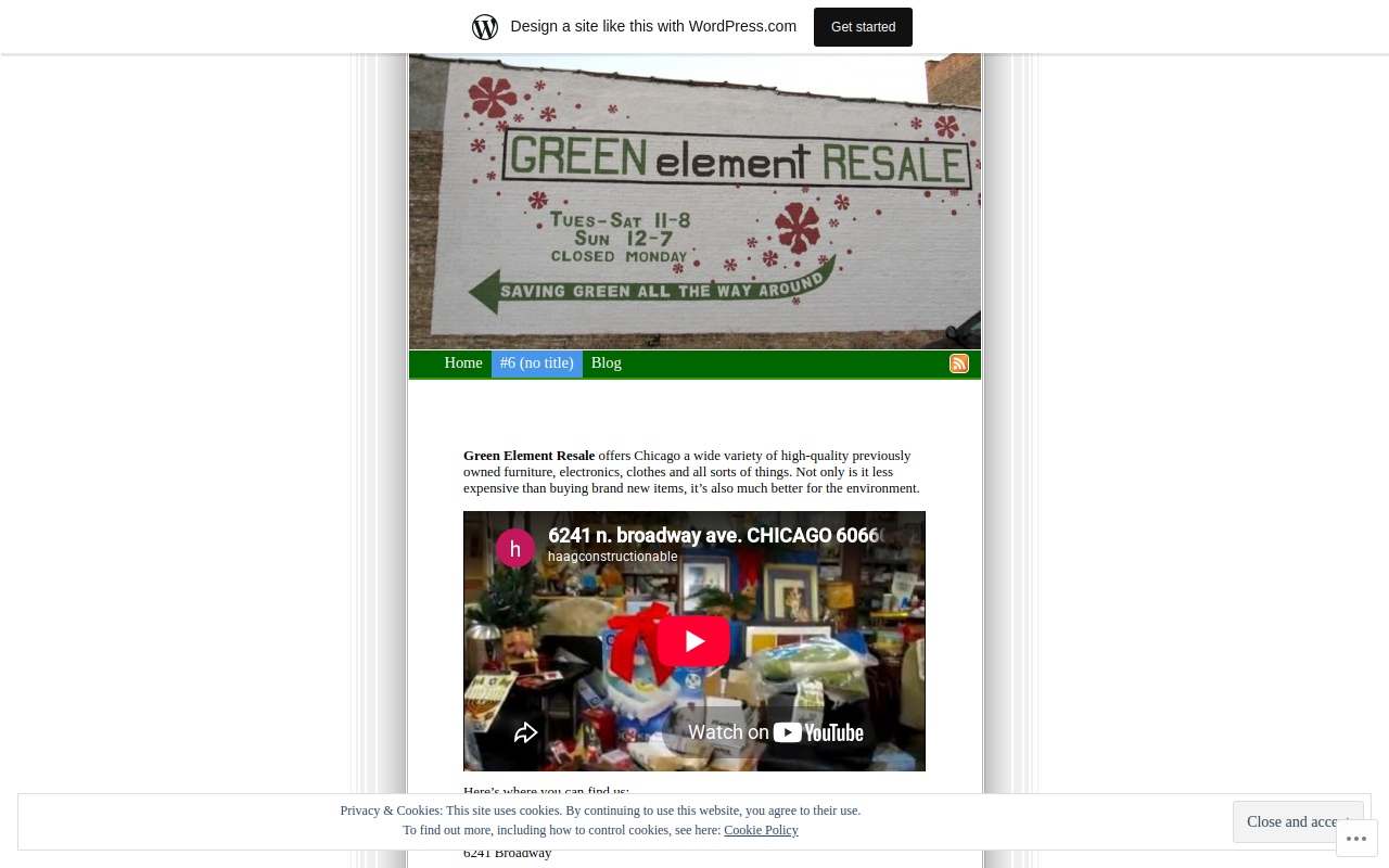 Green Element Resale website preview