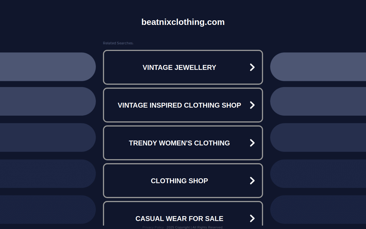 Beatnix website preview