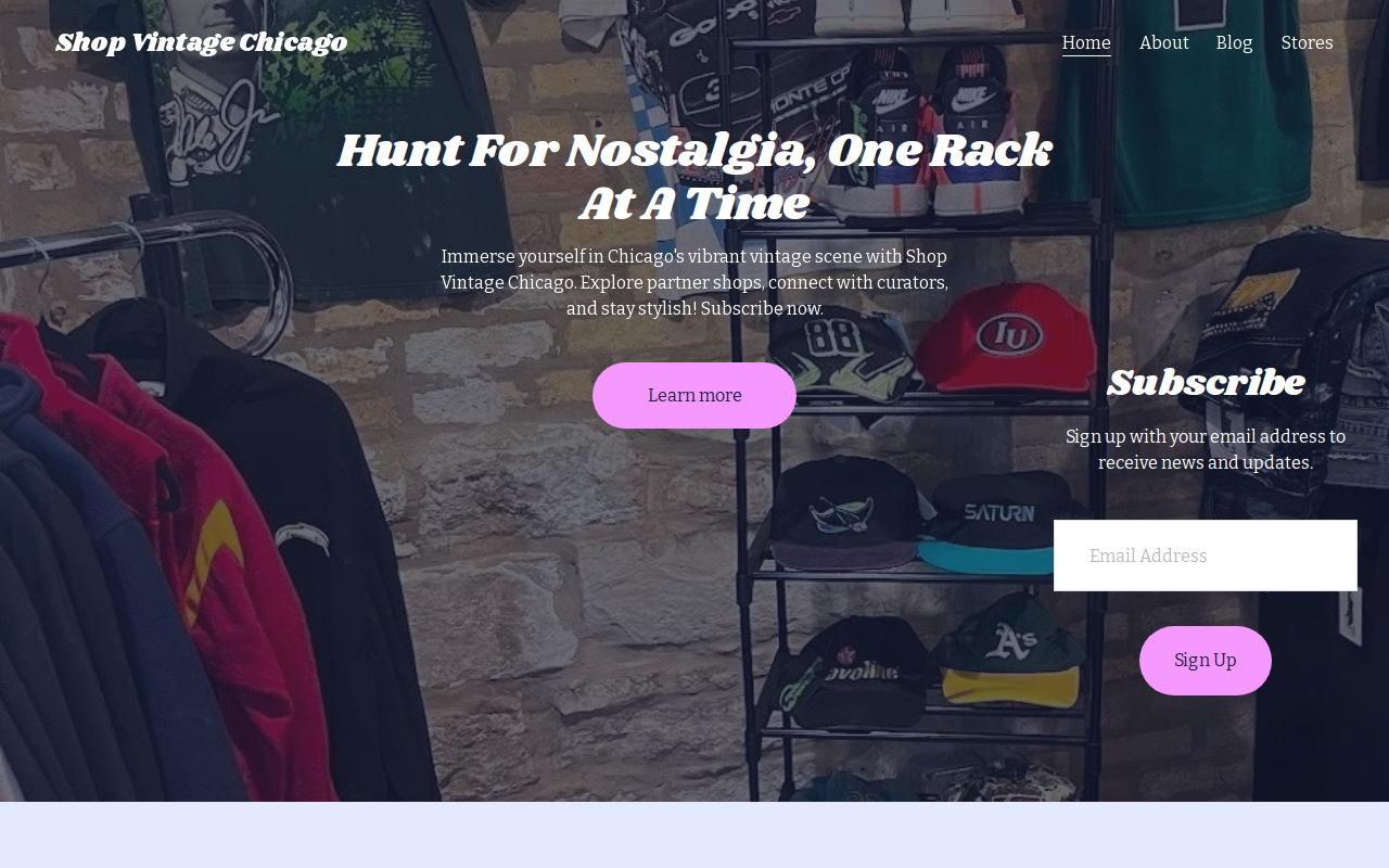 Millennium Market website preview