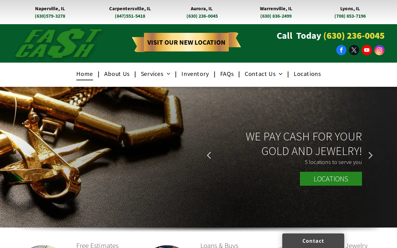 Fast Cash And Pawn website preview