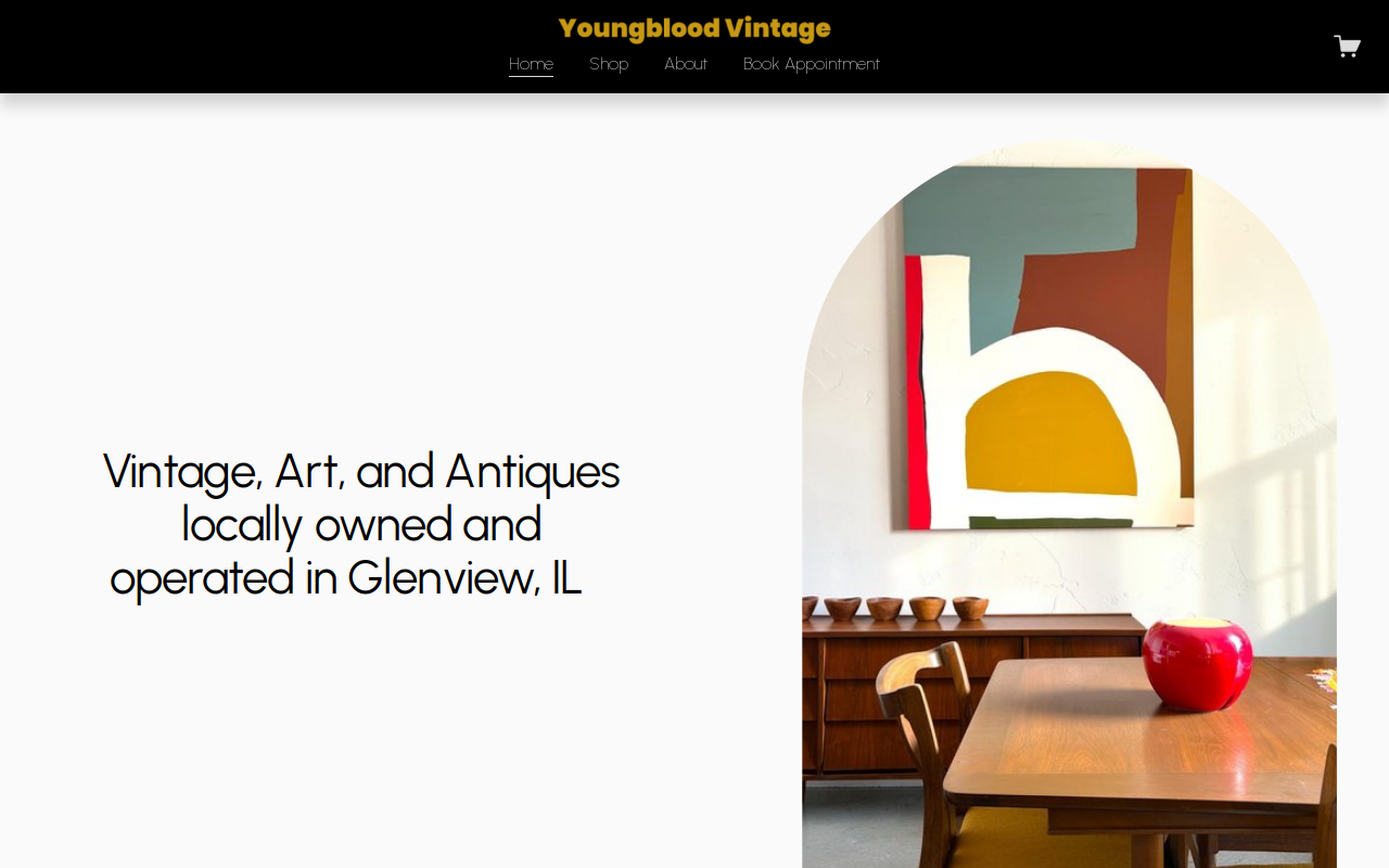 Youngblood Vintage, LLC website preview