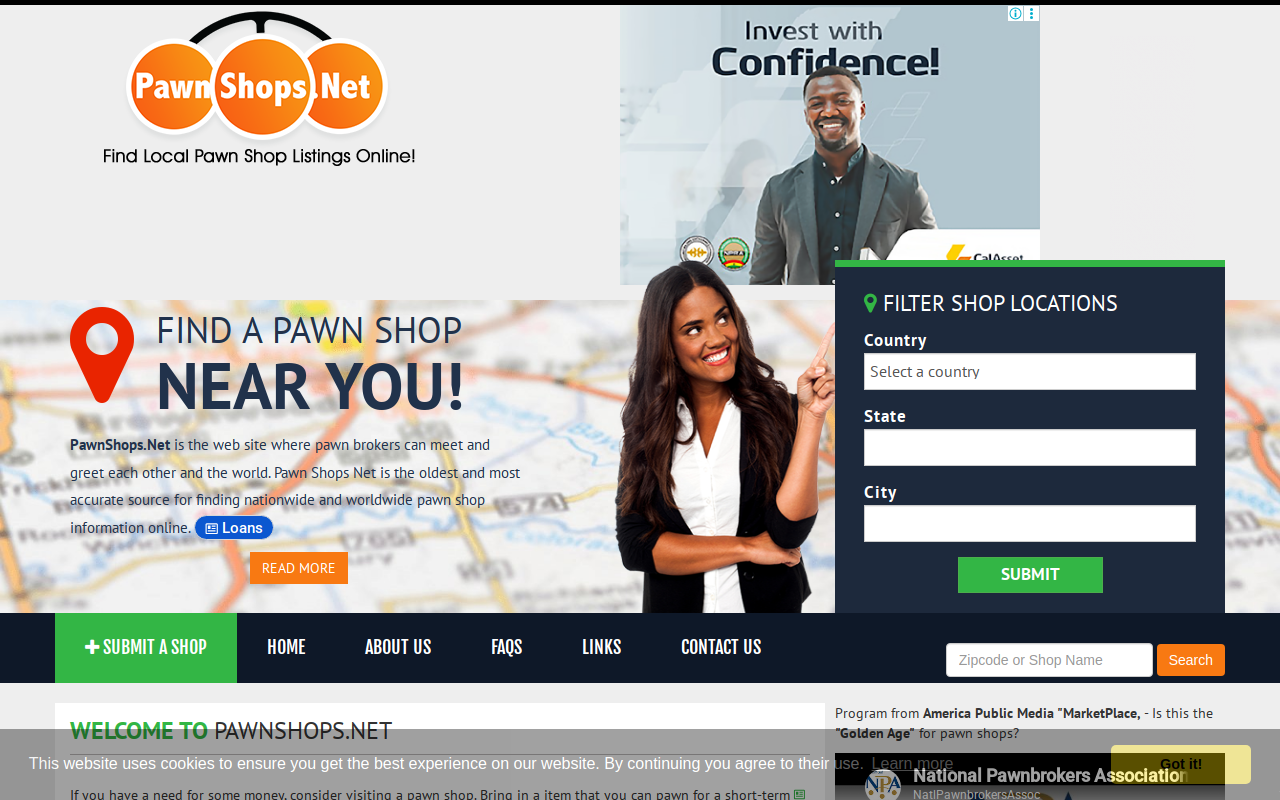 I-30 Pawn Shop website preview
