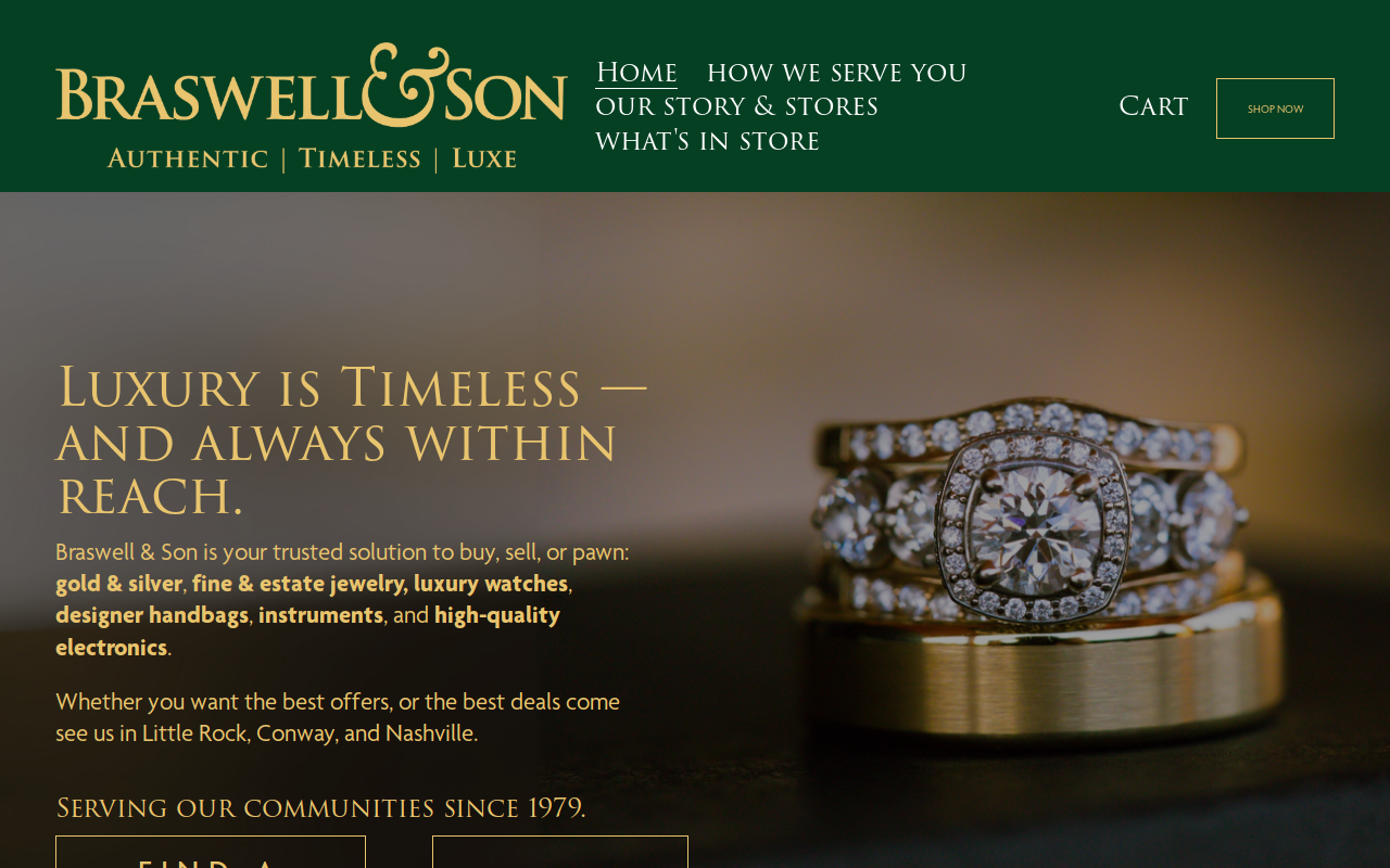 Braswell & Son Little Rock website preview