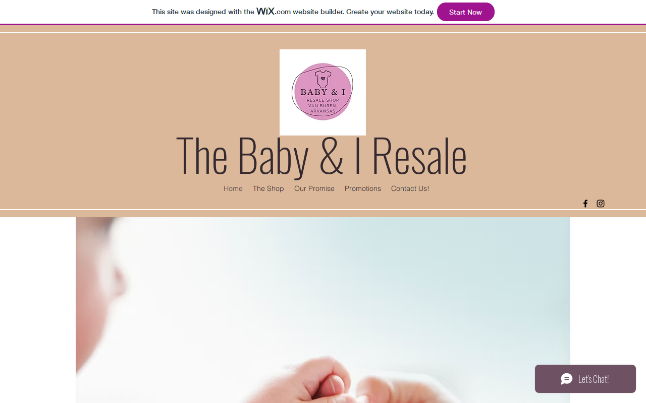 The Baby and I website preview