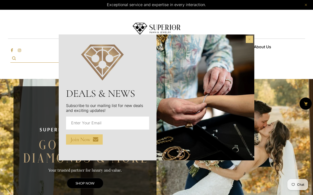 Superior Pawn & Jewelry website preview