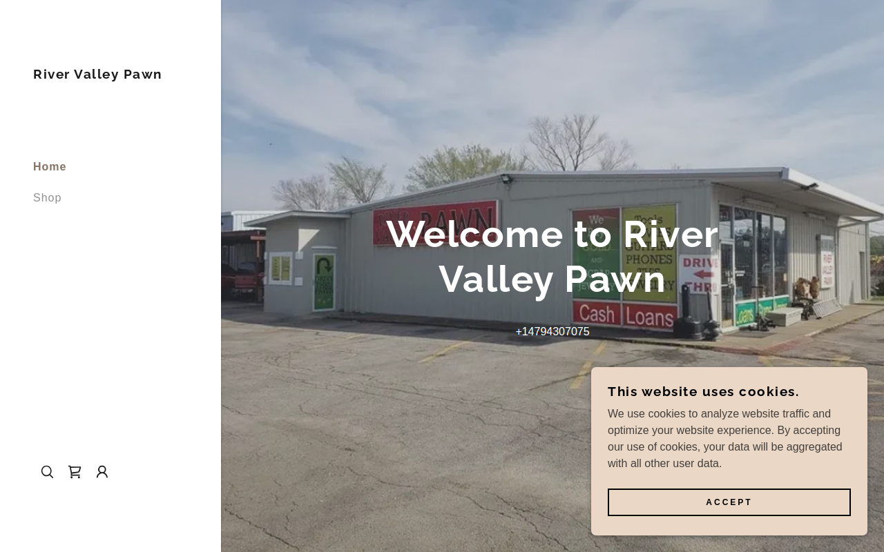River Valley Pawn website preview