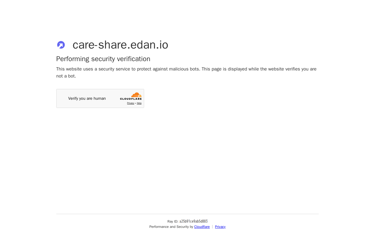 Care & Share website preview