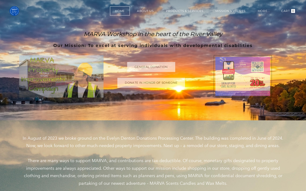 Marva Workshop, Inc. - Resale Store website preview