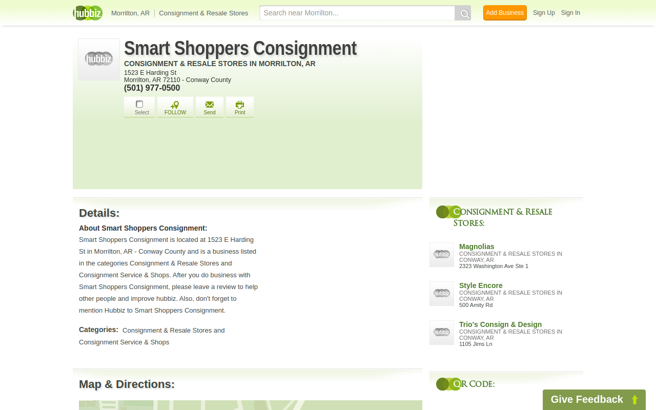 Nearly New Consignments website preview