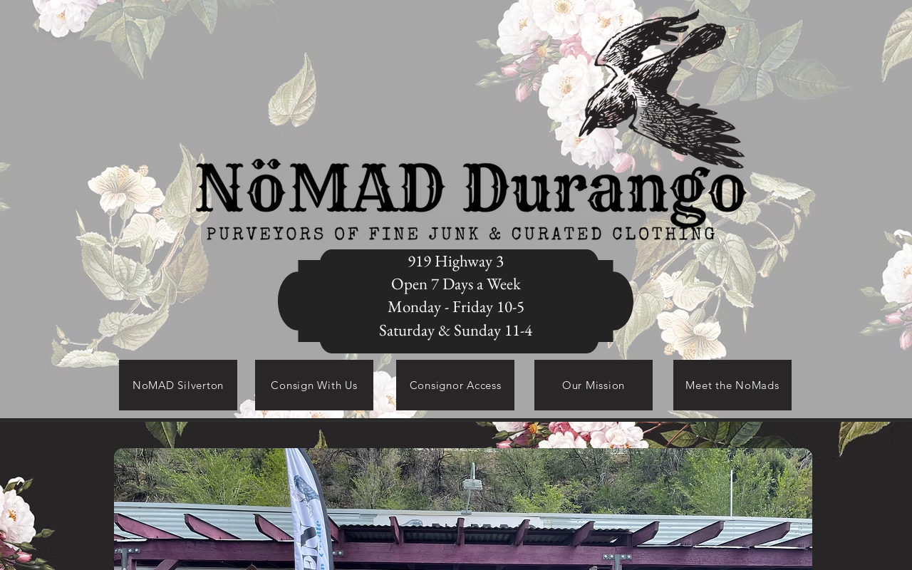 NoMAD Consignment Thrift Local Art website preview