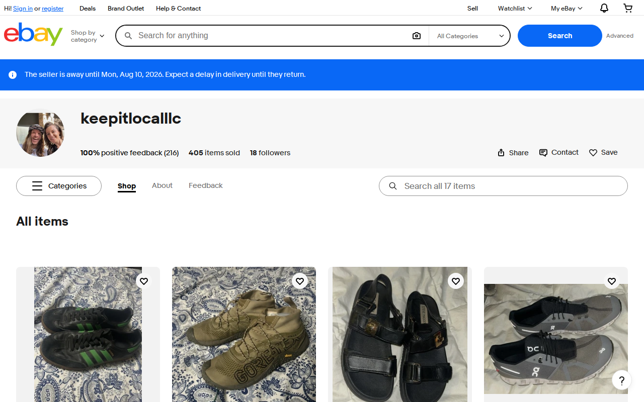 Keep it Local website preview