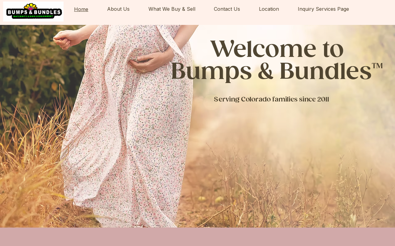 Bumps and Bundles website preview