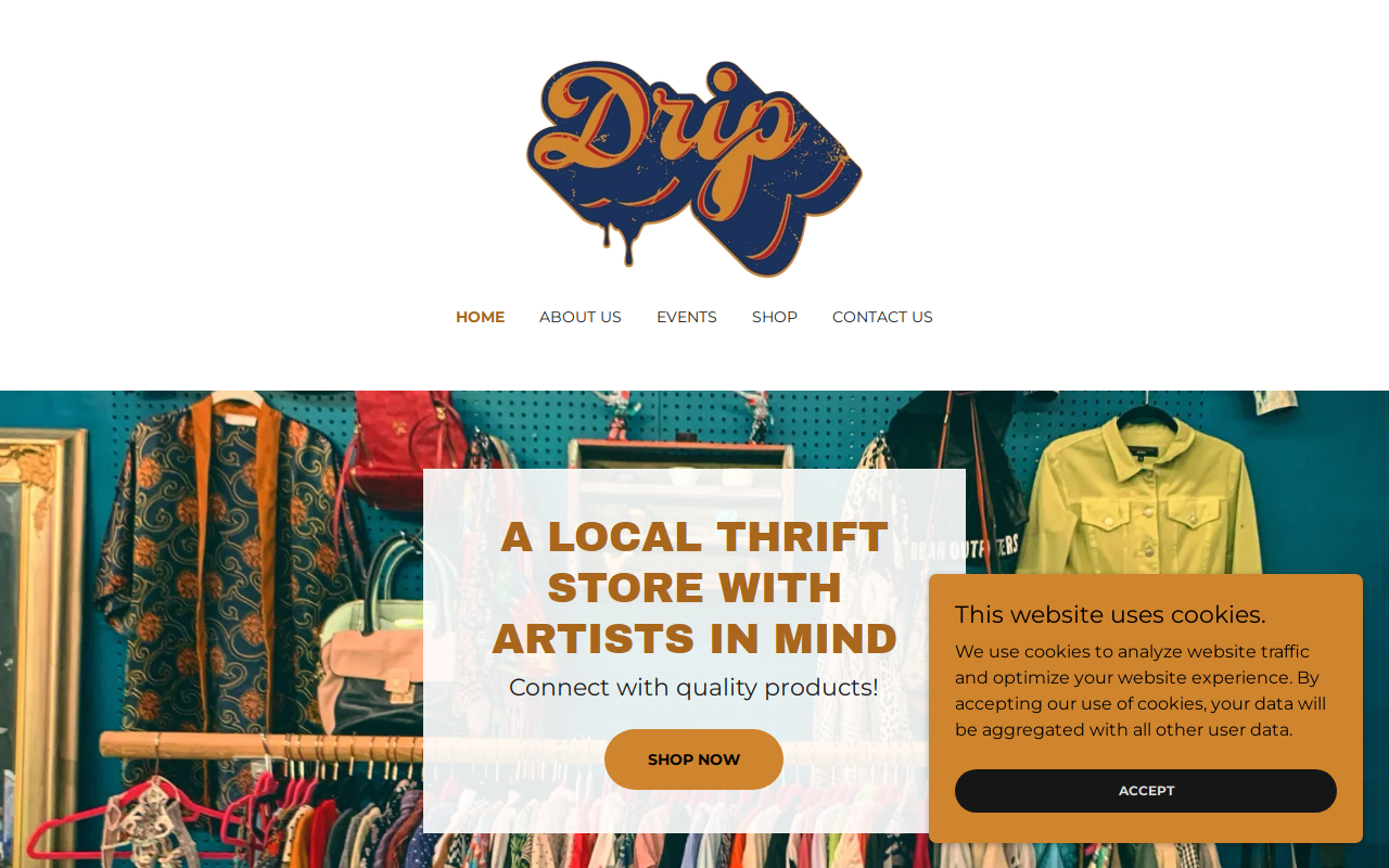 Pueblo Drip website preview