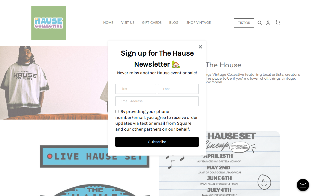 The Hause Collective website preview