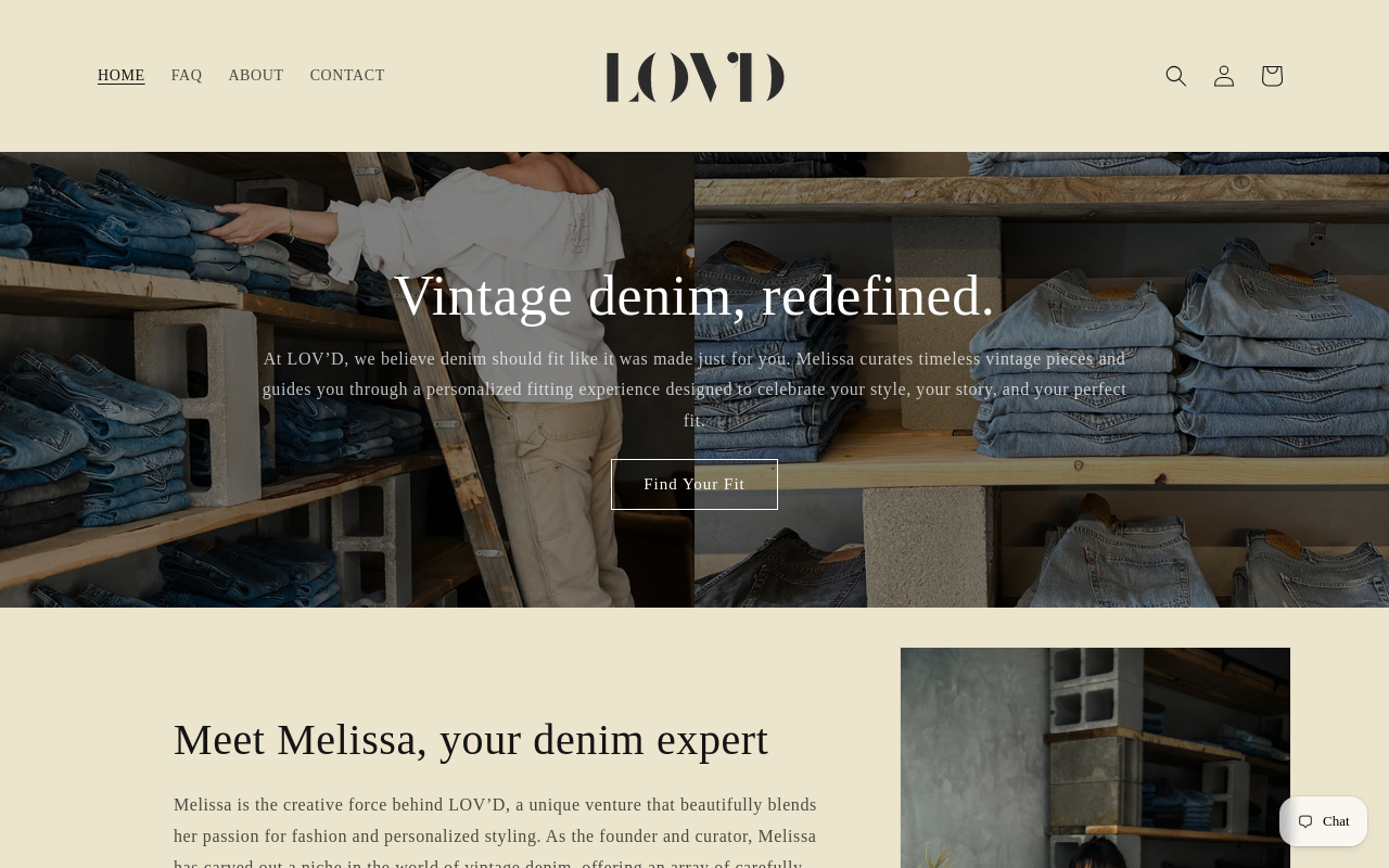 LOV'D website preview