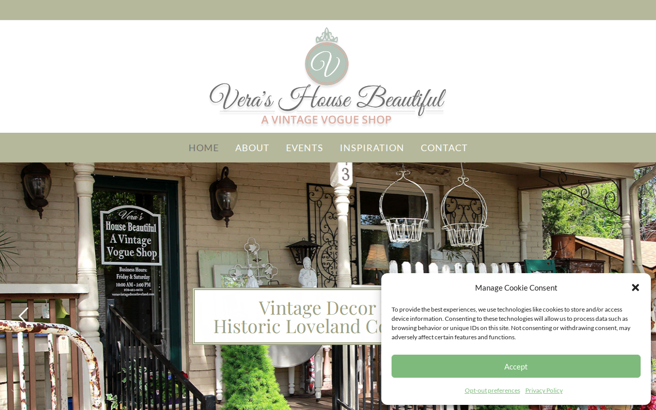 Vera's Vintage website preview