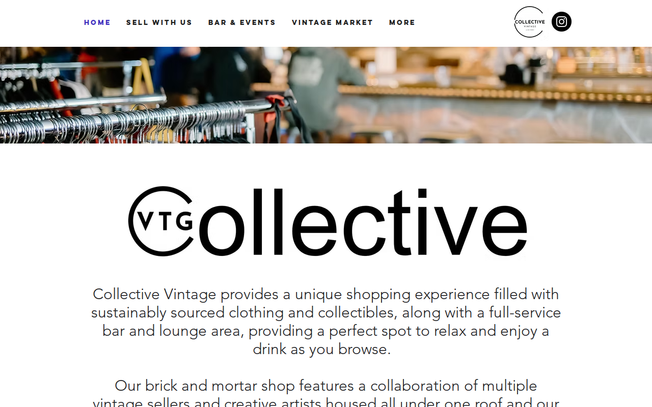 Collective Vintage website preview