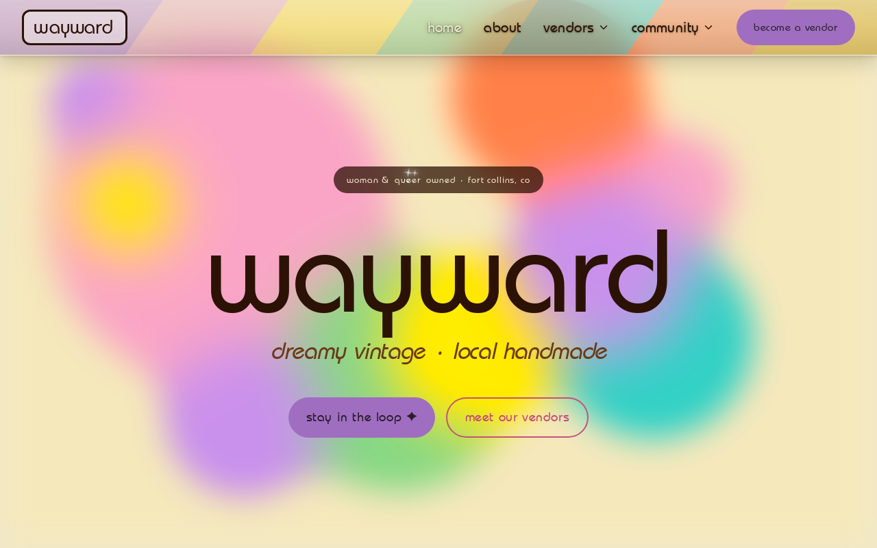 Wayward website preview