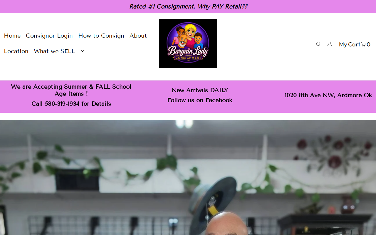 Bargain Lady website preview