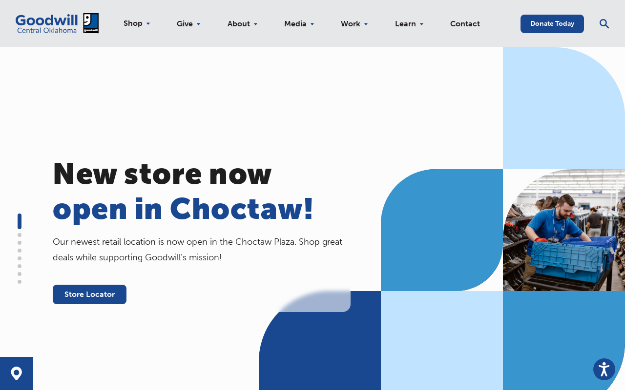 Goodwill Store & Attended Donation Center website preview