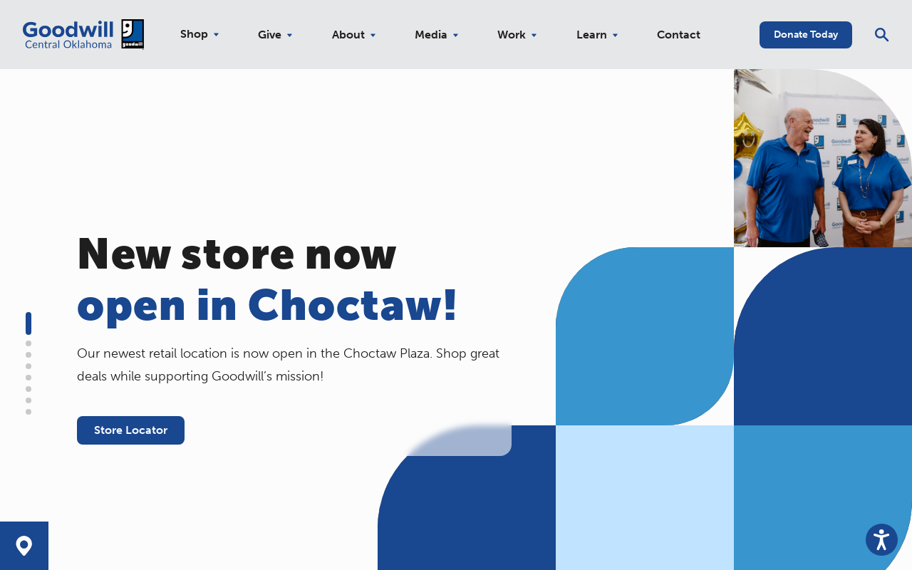 Goodwill Thrift Store and Donation Center website preview