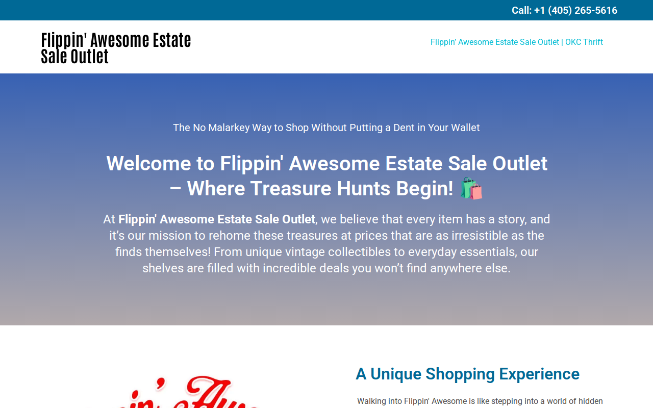 Flippin' Awesome website preview