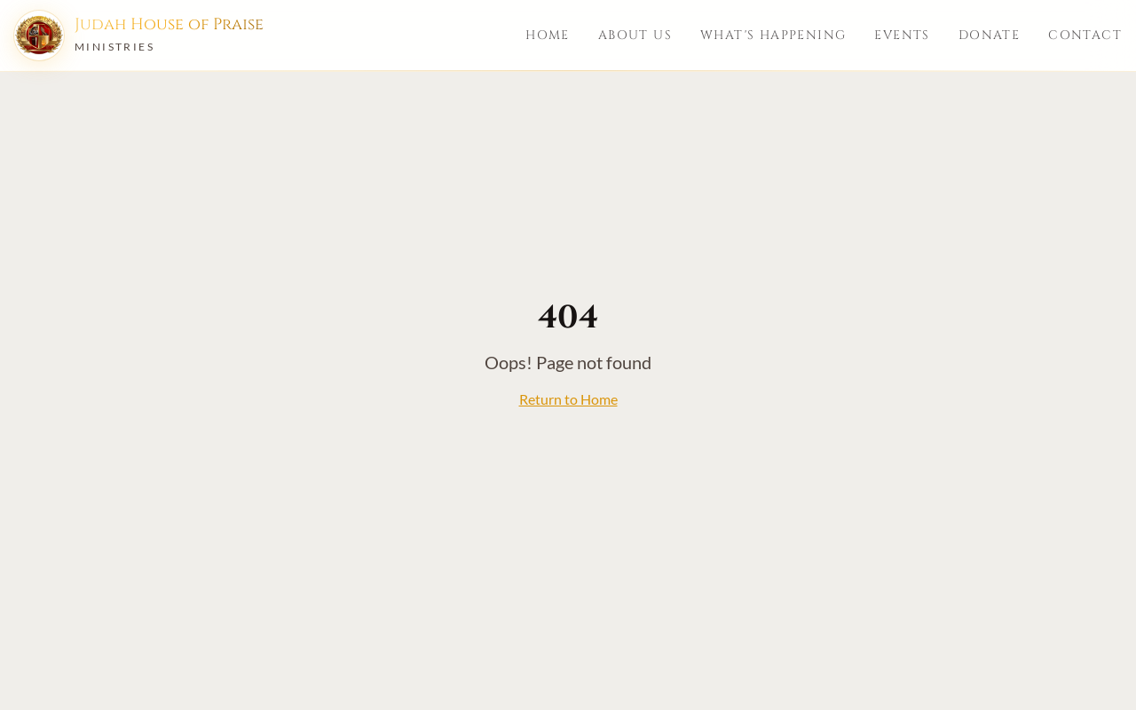 Judah House website preview