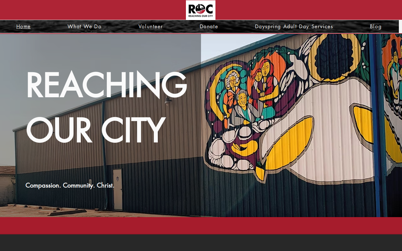 Reaching Our City Resale Shop website preview