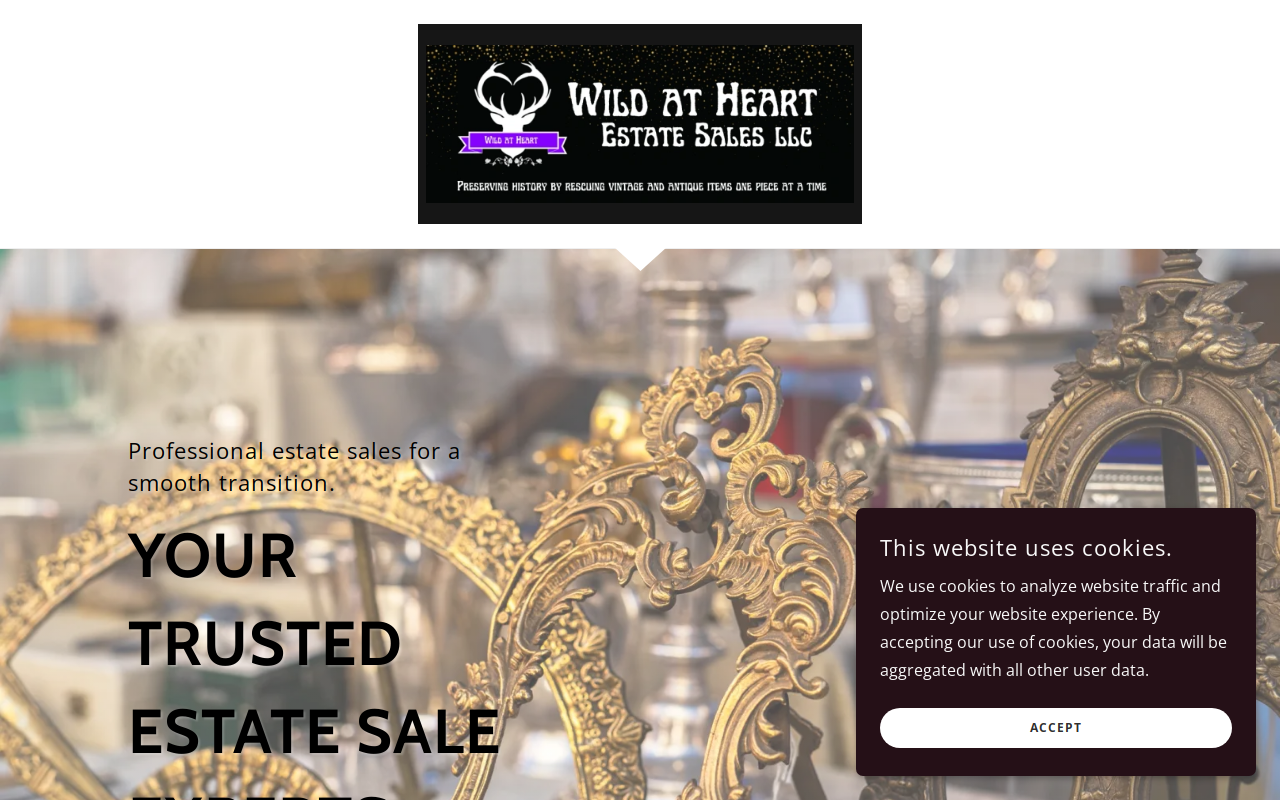 Wild At Heart Shops website preview