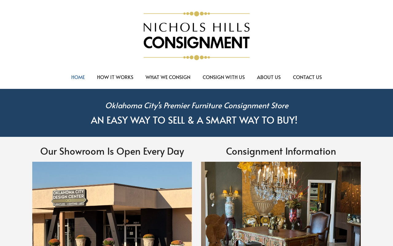 Nichols Hills Furniture Consignment website preview